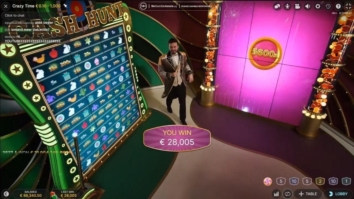 Crazy Time - Gameplay 2 - bonus8881