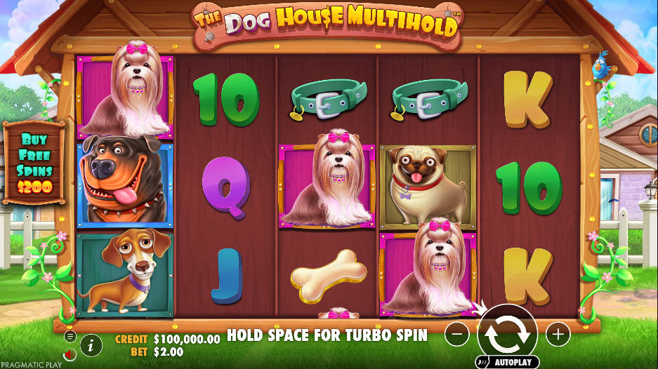 The Dog House Multihold Slot - Interface - bonus8881