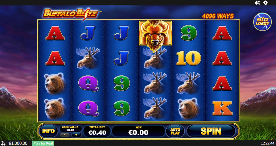 Buffalo Blizt Slot - Interface - bonus8881
