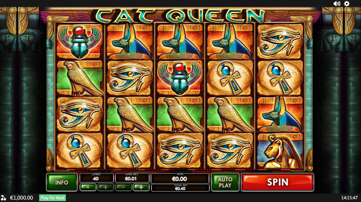 Cat Queen Slot - Inteface - bonus8881