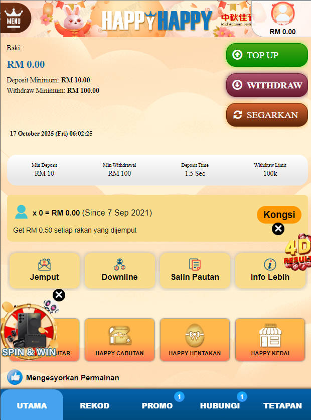 Happy88 - Homepage - bonus8881