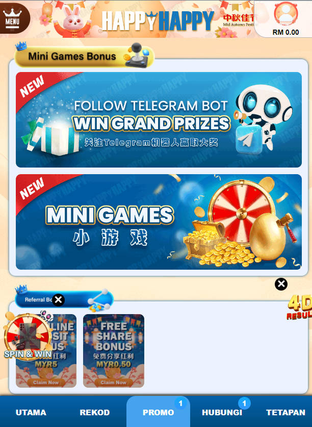 Happy88 - Promotion - bonus8881