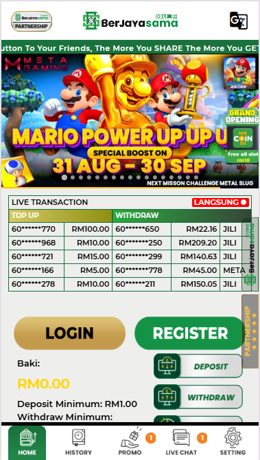 Berjayasama - Homepage - bonus8881