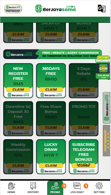 Berjayasama - Promotion - bonus8881