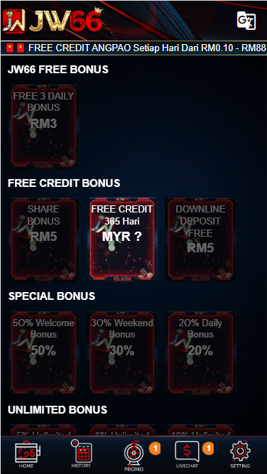 Judiwin66 - Promotion - bonus8881