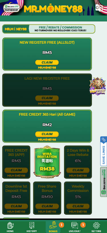 MrMoney88 - Promotion - bonus8881